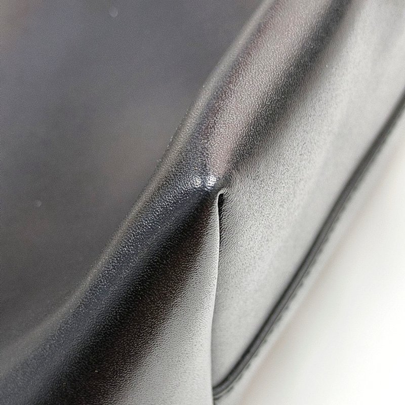 FENDI Monster中號黑色牛皮拼貼手提包-12