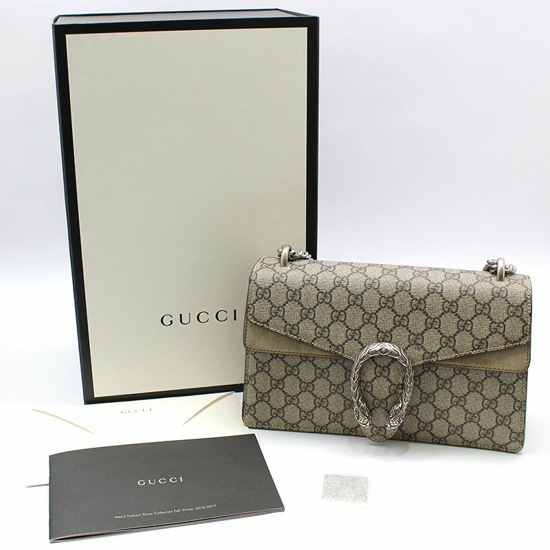 【包稅】GUCCI GG Supreme Dionysus 小號鏈條單肩包-1