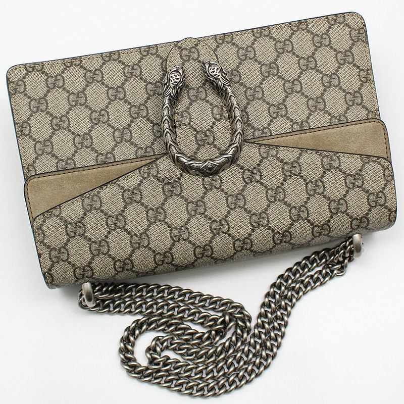 【包稅】GUCCI GG Supreme Dionysus 小號鏈條單肩包-2