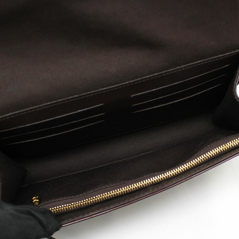 【包稅】LOUIS VUITTON Monogram Vernis Amarante Rosmore MM 手拿單肩包-8