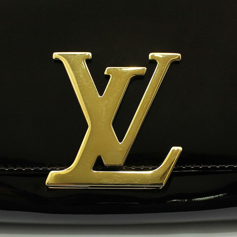 【包稅】LOUIS VUITTON Amarante Patent Louise GM 鏈條單肩包-7