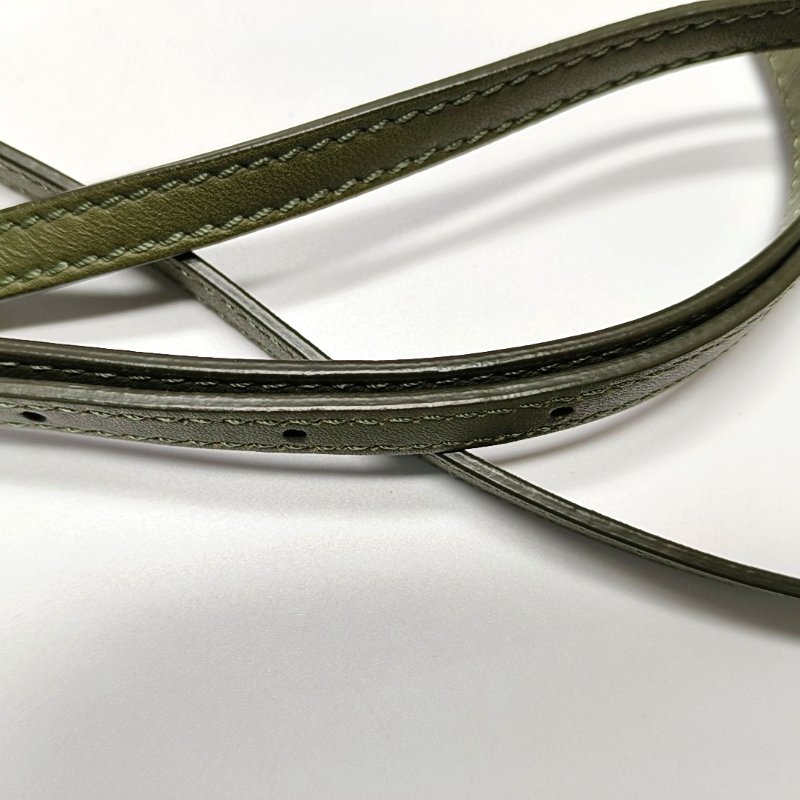 FENDI Peekaboo迷你綠色羊皮單肩包手提包斜挎包金色五金可拆卸肩帶-14