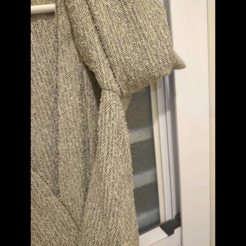 Chanel 黑白點毛織薄外套-9