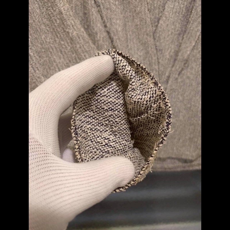 Chanel 黑白點毛織薄外套-13