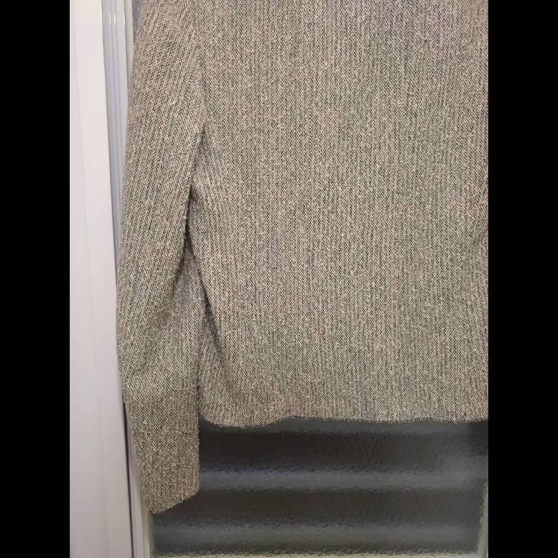 Chanel 黑白點毛織薄外套-14