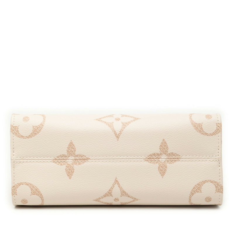 路易威登 Monogram Dune On the Go PM 手提/單肩包，兩用款，M24533，象牙色皮革，女士款，LOUIS VUITTON-2