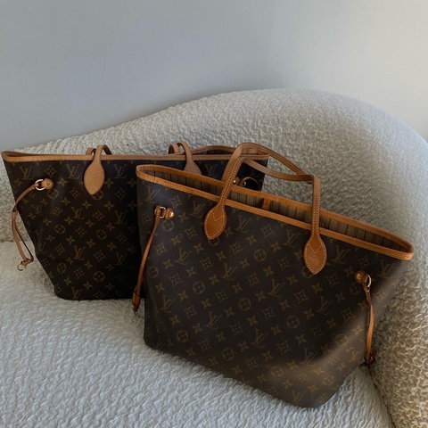 Lv Neverfull MM購物肩背包
