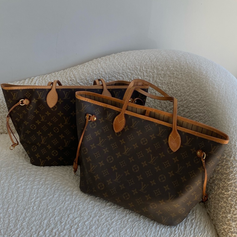 Lv Neverfull MM購物肩背包-0