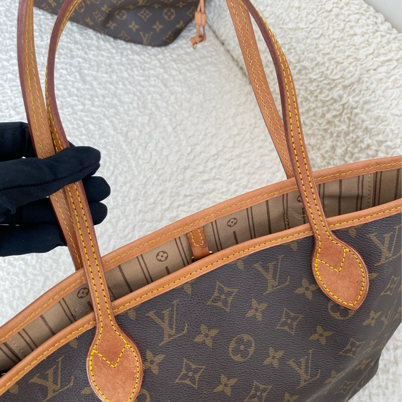 Lv Neverfull MM購物肩背包-8