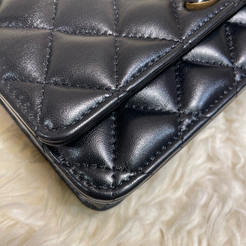 Chanel Wallet On Chain 晶片搪瓷調節扣-2