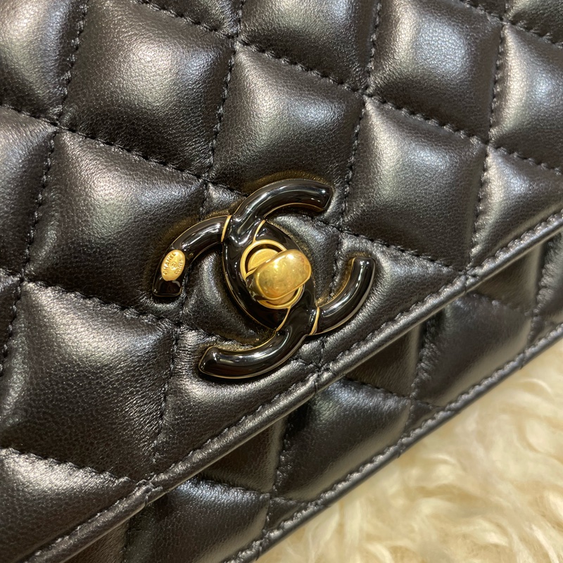 Chanel Wallet On Chain 晶片搪瓷調節扣-7