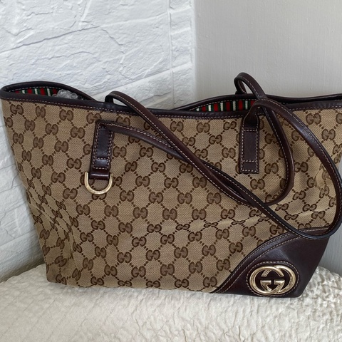 gucci 老花肩背包