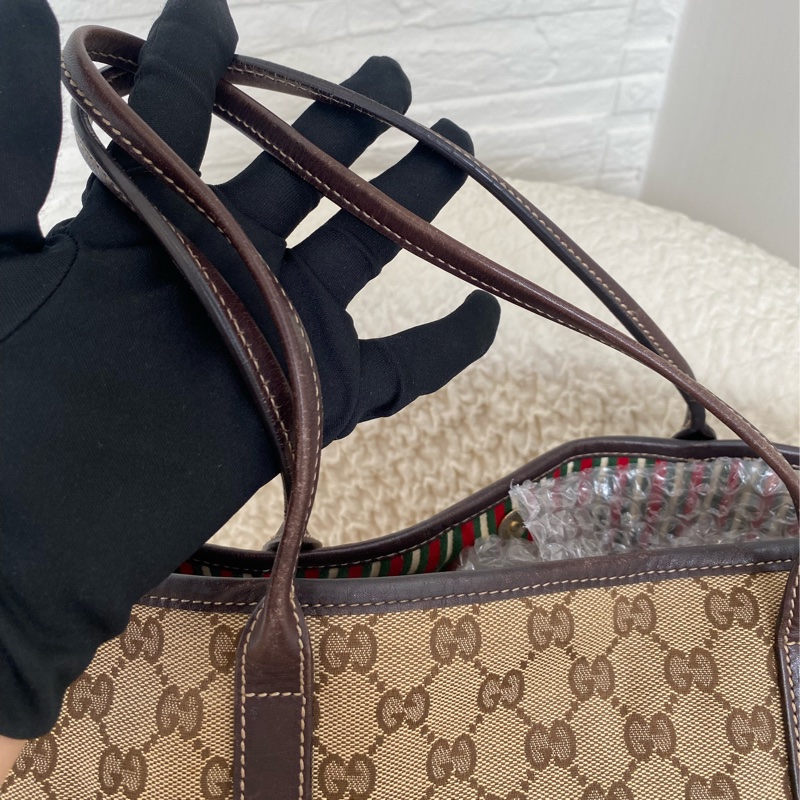 gucci 老花肩背包-11