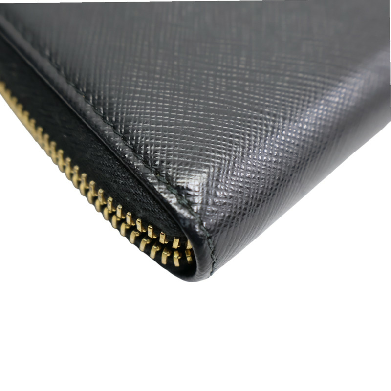 黑色 Saffiano牛皮 零錢包【PRADA 普拉達】 1MM268-9