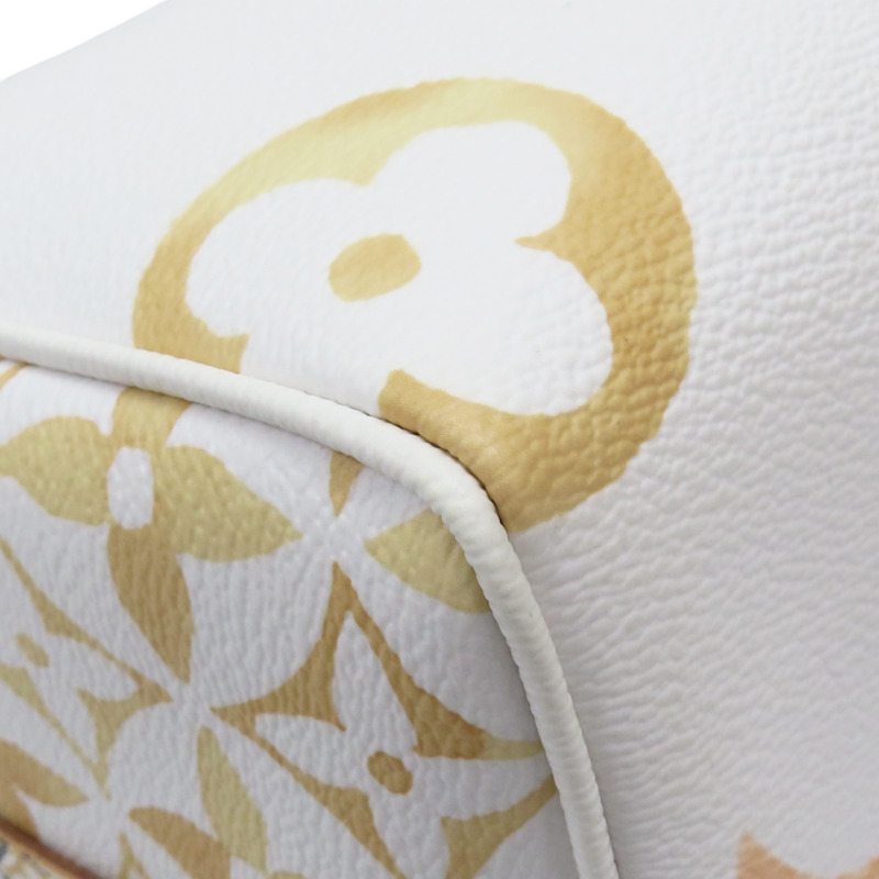 白色 原花 帆布 By The Pool Speedy Bandouliere 25 两用包【LOUIS VUITTON LV 路易威登】 M22987-9