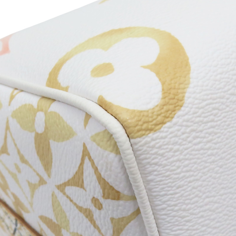 白色 原花 帆布 By The Pool Speedy Bandouliere 25 两用包【LOUIS VUITTON LV 路易威登】 M22987-11