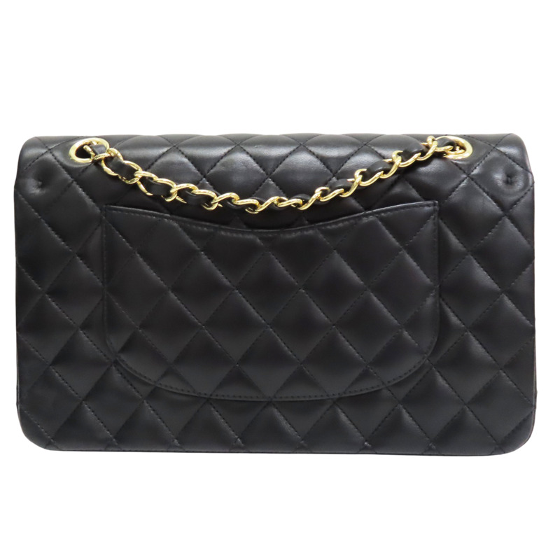 黑色 菱格紋 羊皮 COCO 25 鍊帶 肩背包 金釦【CHANEL 香奈兒】 A01112-1
