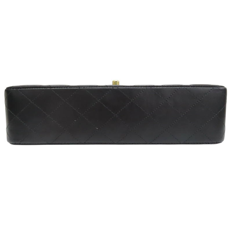 黑色 菱格紋 羊皮 COCO 25 鍊帶 肩背包 金釦【CHANEL 香奈兒】 A01112-3