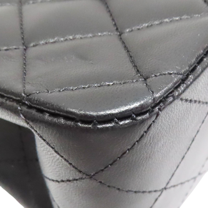 黑色 菱格紋 羊皮 COCO 25 鍊帶 肩背包 金釦【CHANEL 香奈兒】 A01112-10