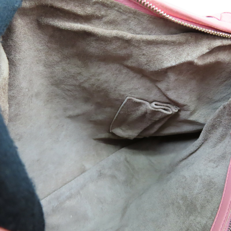 粉色 編織羊皮 Veneta Hobo 肩背包【BOTTEGA VENETA 寶緹嘉】 115654-5