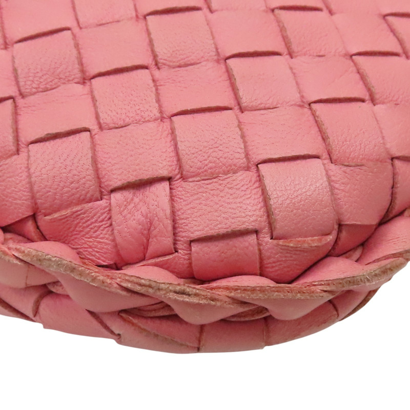 粉色 編織羊皮 Veneta Hobo 肩背包【BOTTEGA VENETA 寶緹嘉】 115654-13