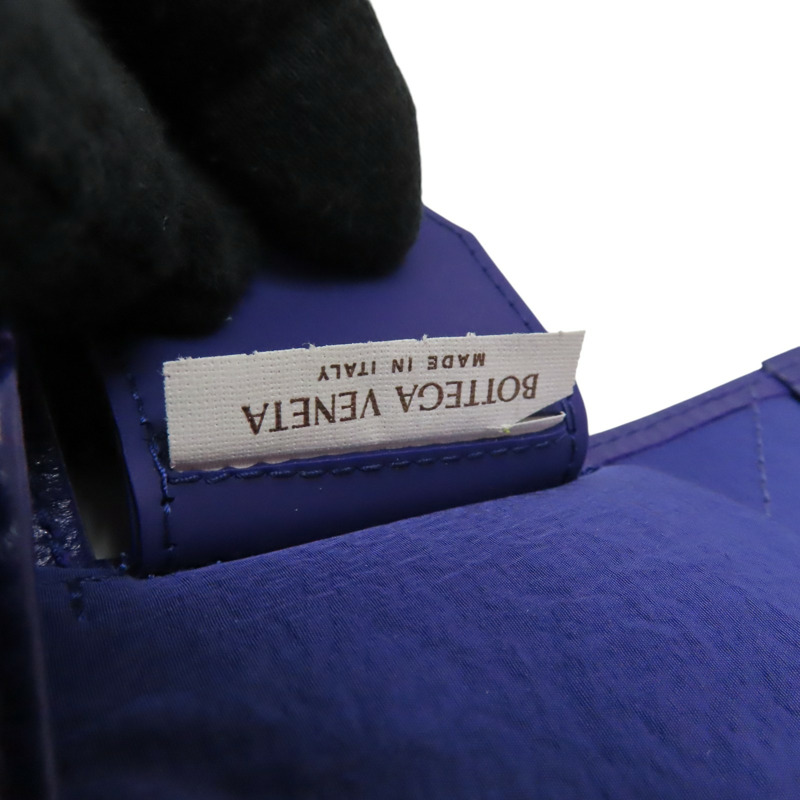 紫色 編織羊皮 Cassette 胸包 腰包【BOTTEGA VENETA 寶緹嘉】-7