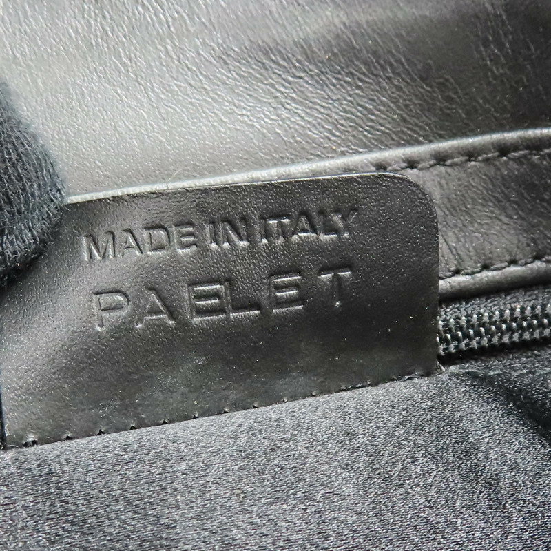 藍色 丹寧布 黑色牛皮 LOGO MANIA 肩背包【BVLGARI 寶格麗】-8