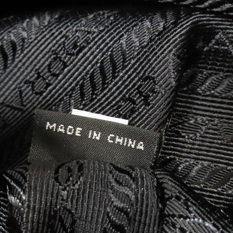 黑色 尼龍 托特包 無背帶【PRADA 普拉達】 2VG906-8