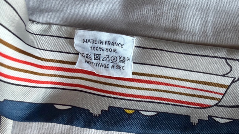 🩶絕版Hermès twilly愛馬仕巴黎愛犬灰調絲巾🩶-4