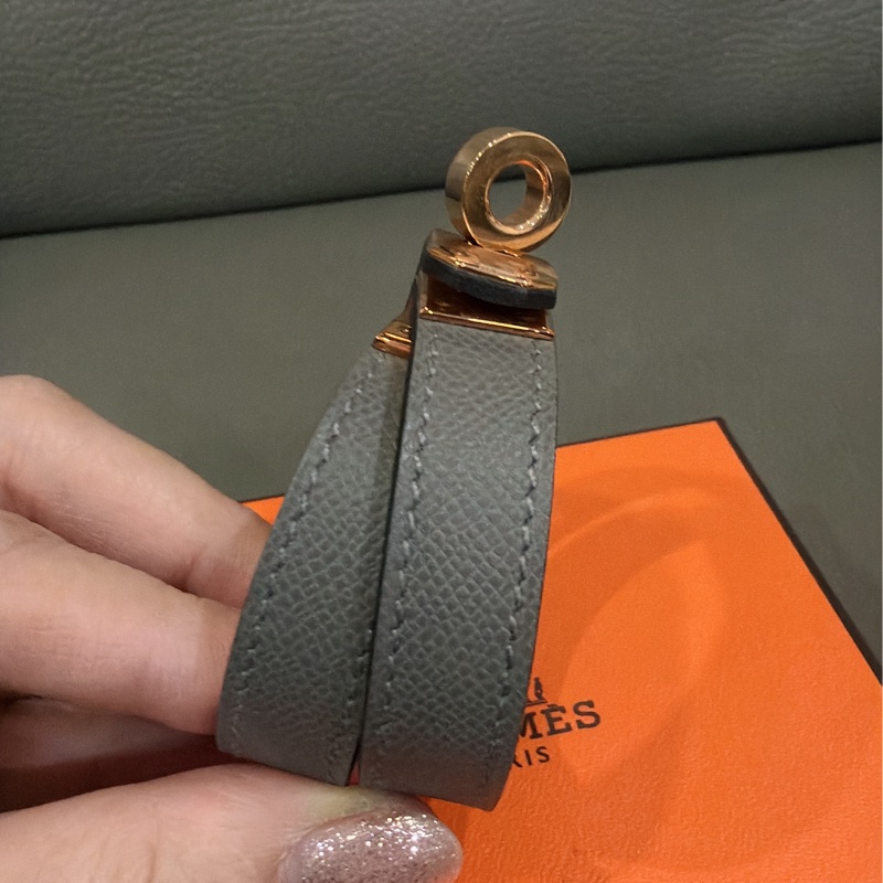 HERMES雙圈Kelly手環-2