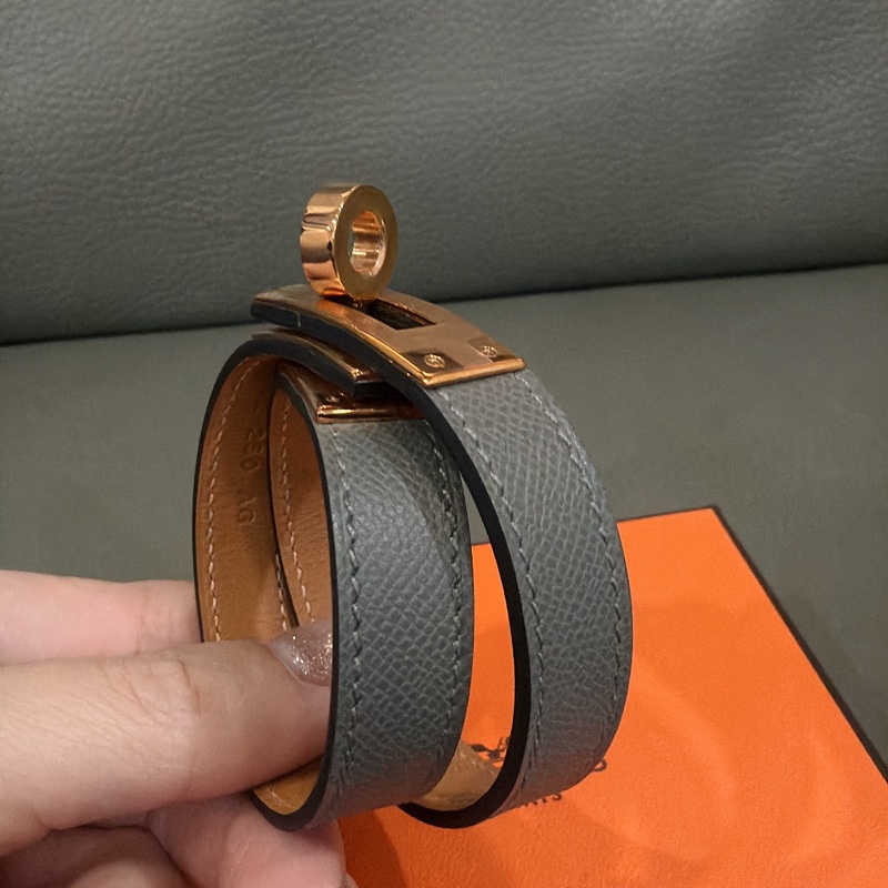 HERMES雙圈Kelly手環-3