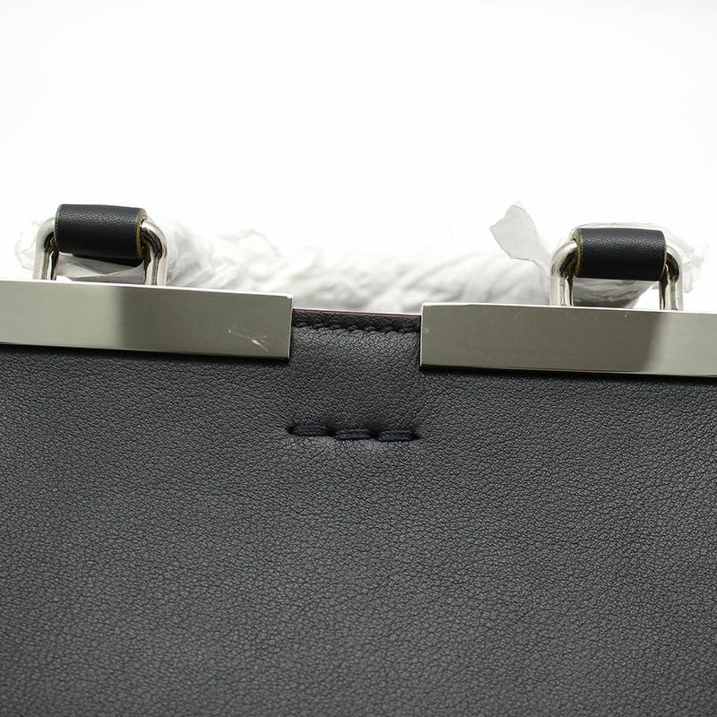 【包稅】FENDI 深海軍藍皮革 2jours Twaggy 迷你肩包-7