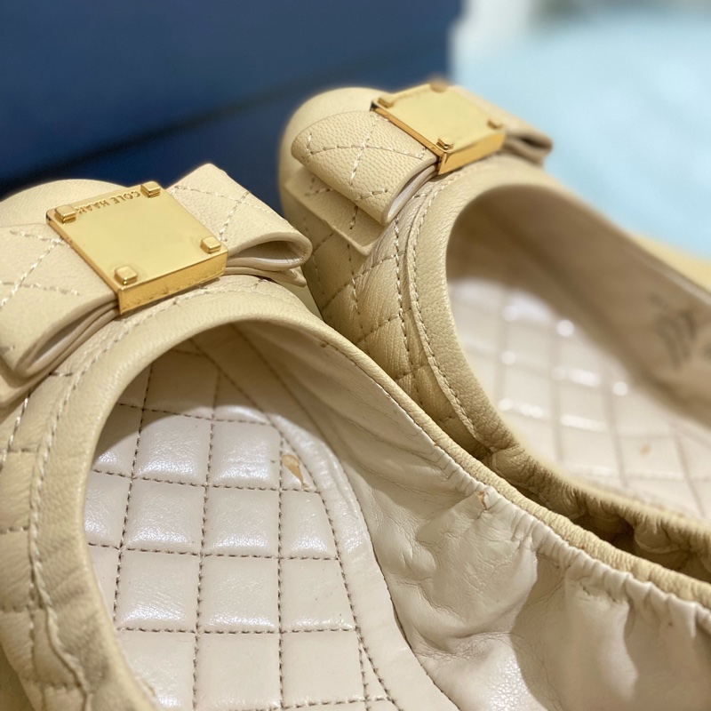 COLE HAAN EMORY QULTD BOW BLLT 女生裸色 平底鞋/娃娃鞋 7號  全新 正品 現貨-7
