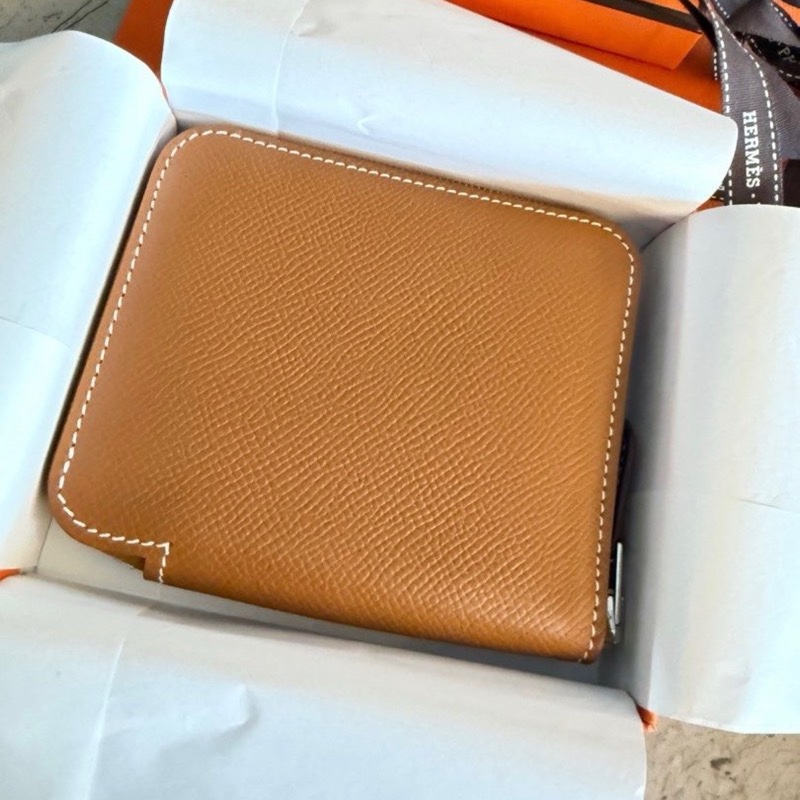 HERMES  自由之城絲巾短夾 日本購入 B刻印 silk-5