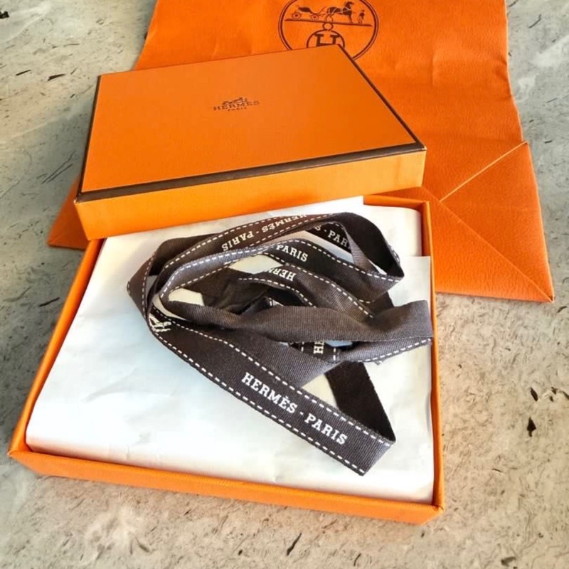 HERMES  自由之城絲巾短夾 日本購入 B刻印 silk-10