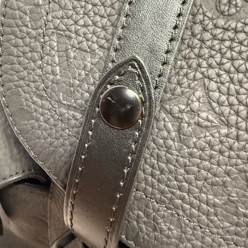 Christopher MM LV 後背包 黑色原花壓紋-18