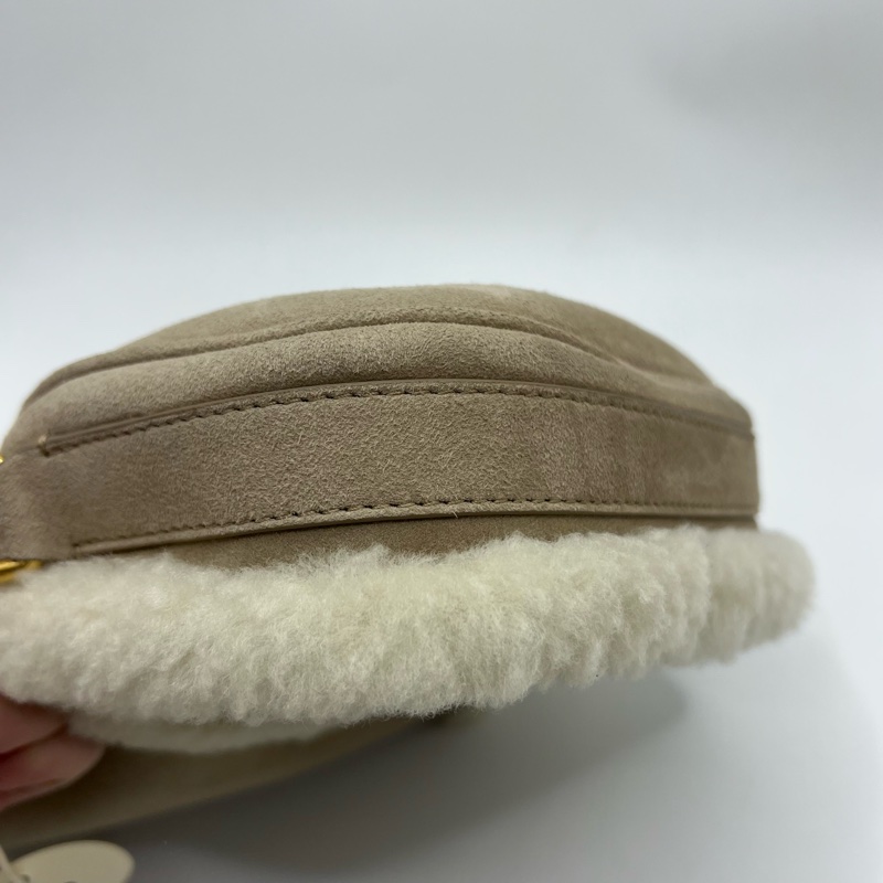 Dior bobby马鞍包泰迪羊羔毛拼棕色麂皮 小号 配件肩带/身份卡/尘袋 冬天必备的小可爱 配大衣不要太好看-7