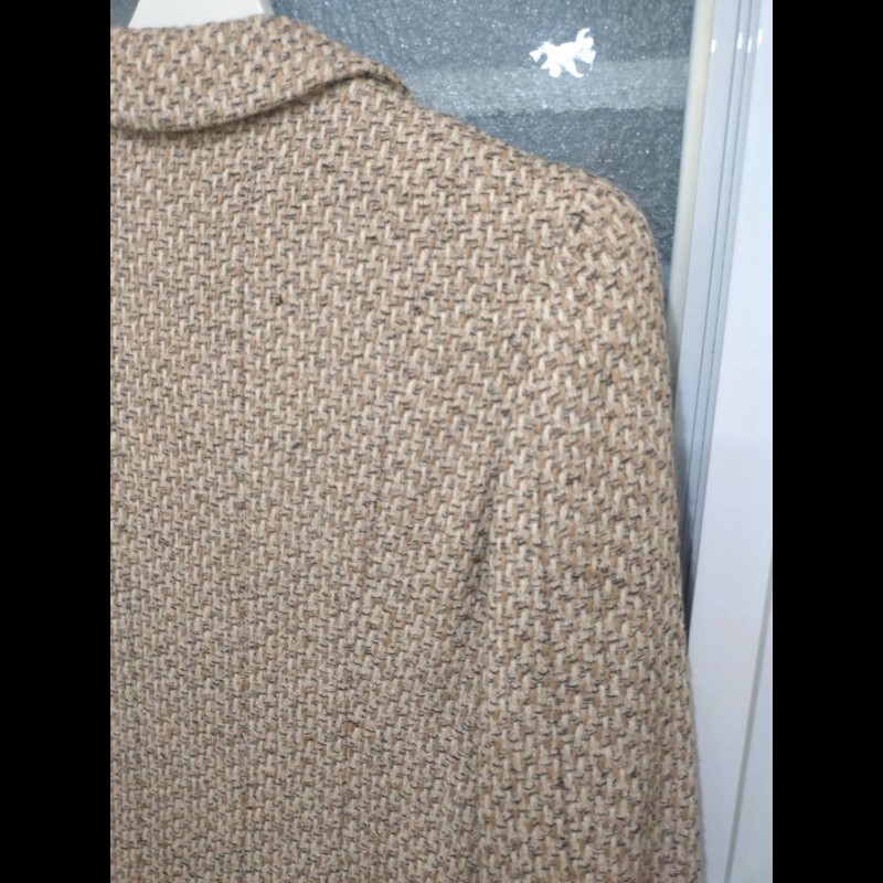 Chanel 駝米色毛呢编外套-16