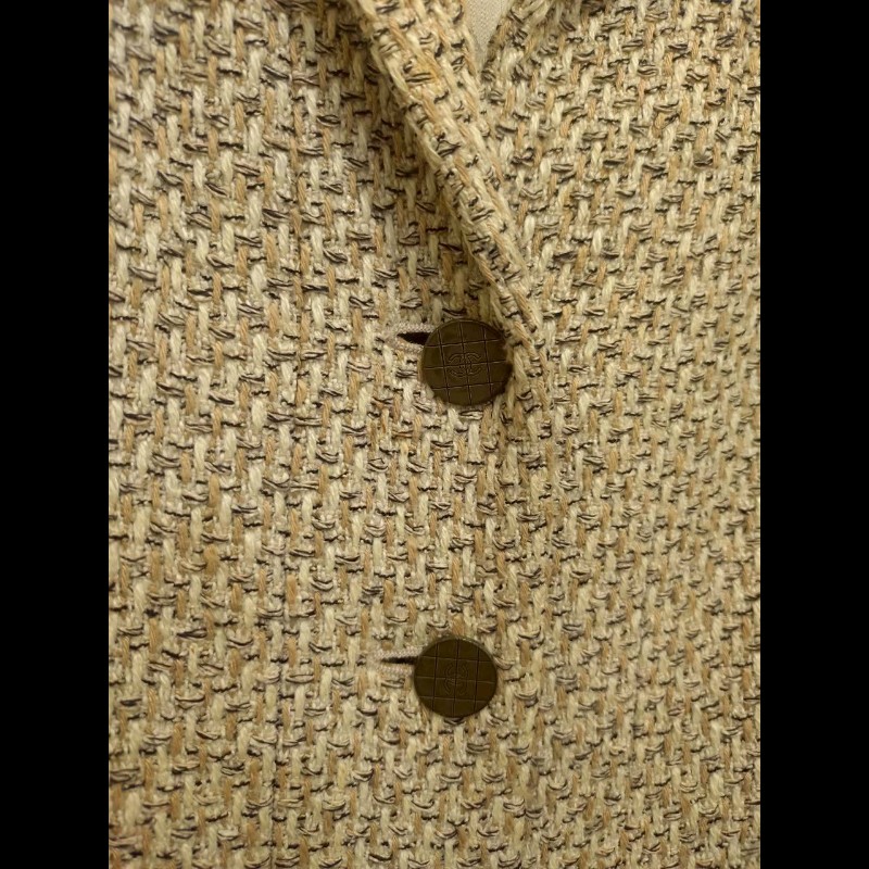 Chanel 駝米色毛呢编外套-24