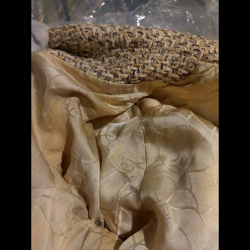 Chanel 駝米色毛呢编外套-25