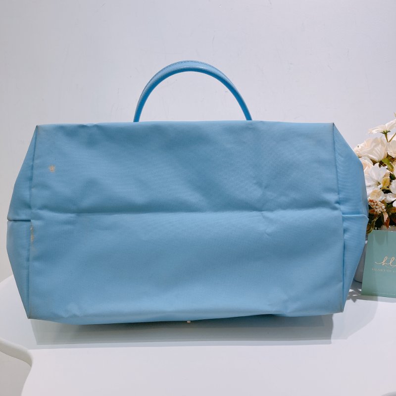 TW4668 Long Champ 珑骧經典單肩手提包包Le Pliage Original Tote Bag Blue-4
