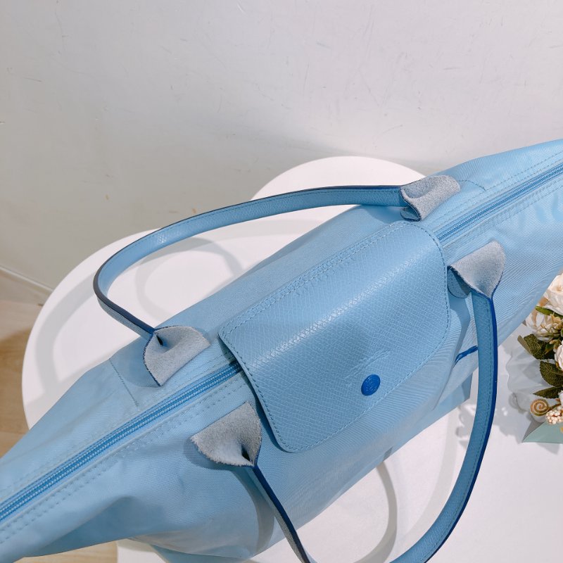TW4668 Long Champ 珑骧經典單肩手提包包Le Pliage Original Tote Bag Blue-18