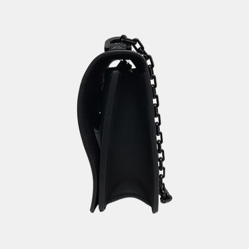 DIOR J'Adior黑色牛皮單肩包斜挎包黑色五金-2