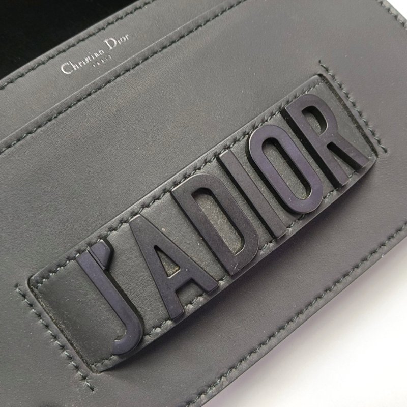 DIOR J'Adior黑色牛皮單肩包斜挎包黑色五金-10