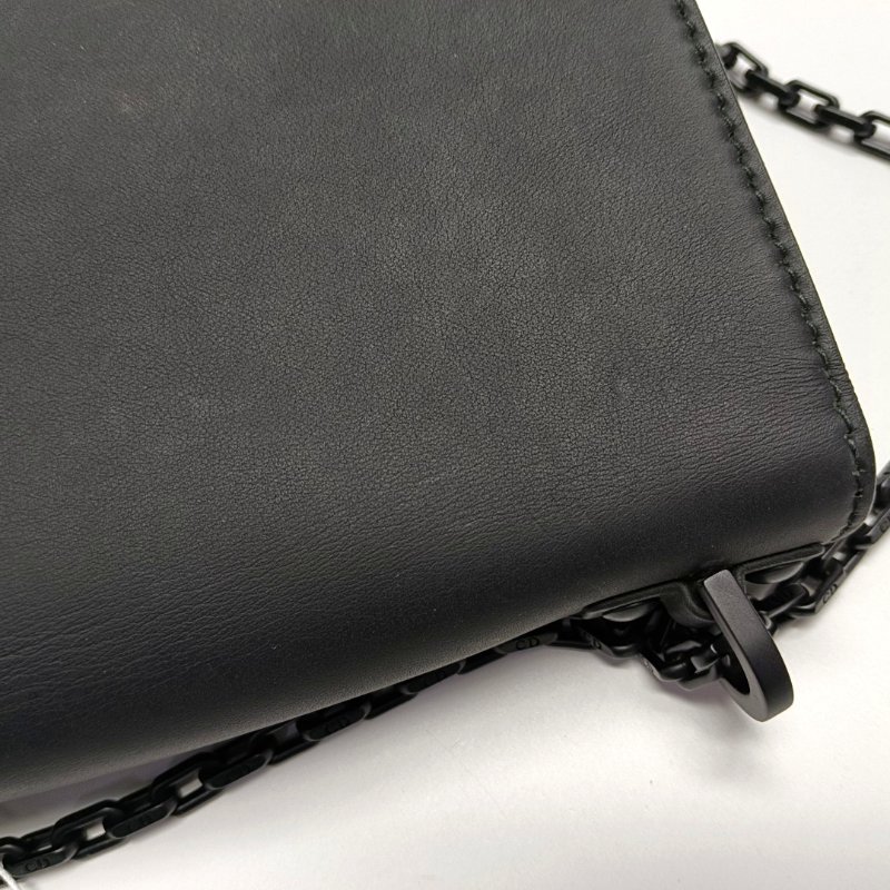 DIOR J'Adior黑色牛皮單肩包斜挎包黑色五金-11