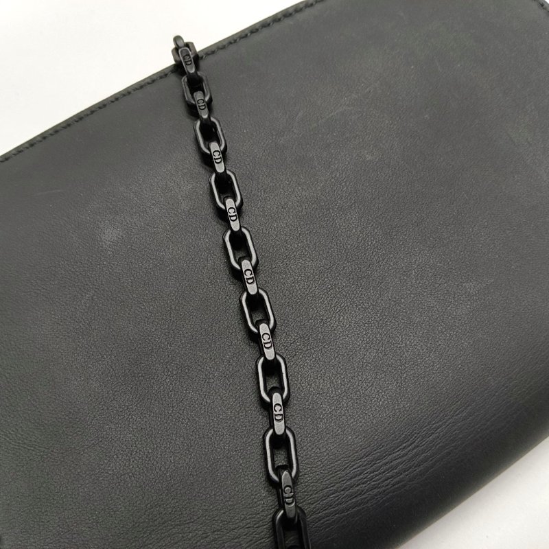 DIOR J'Adior黑色牛皮單肩包斜挎包黑色五金-13