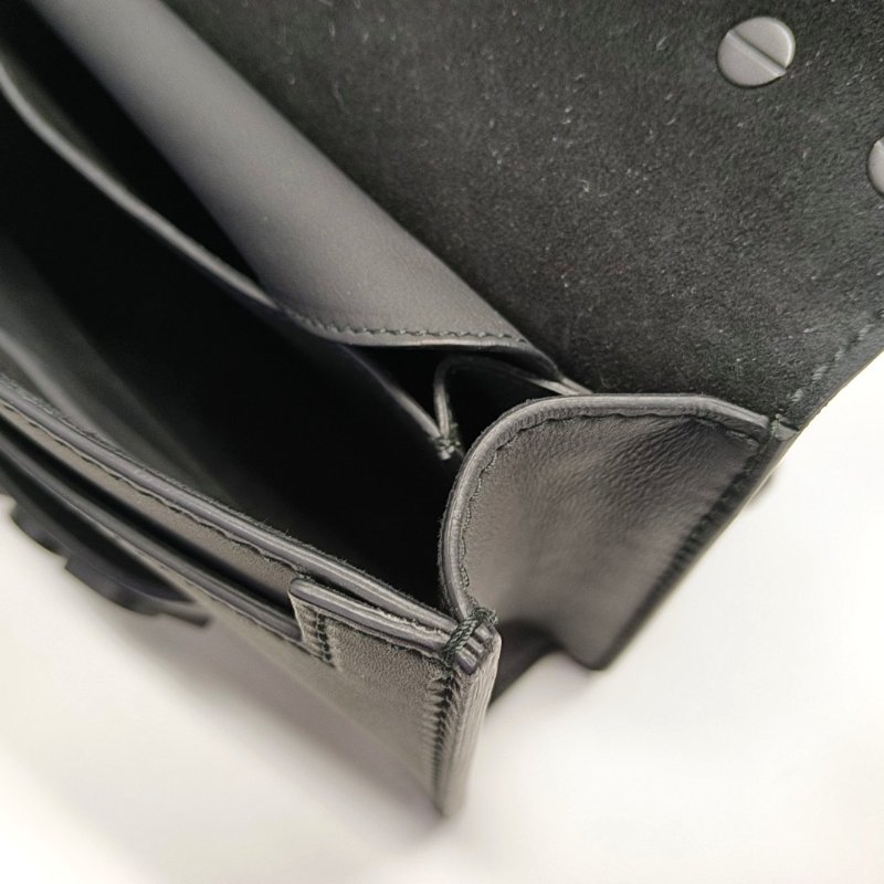 DIOR J'Adior黑色牛皮單肩包斜挎包黑色五金-17