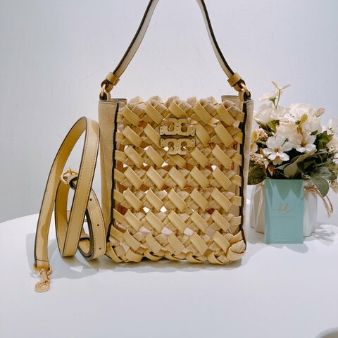 TW4669 Tory Burch 托瑞伯奇迷你水桶包包 Mini Bag Mustard Yellow
