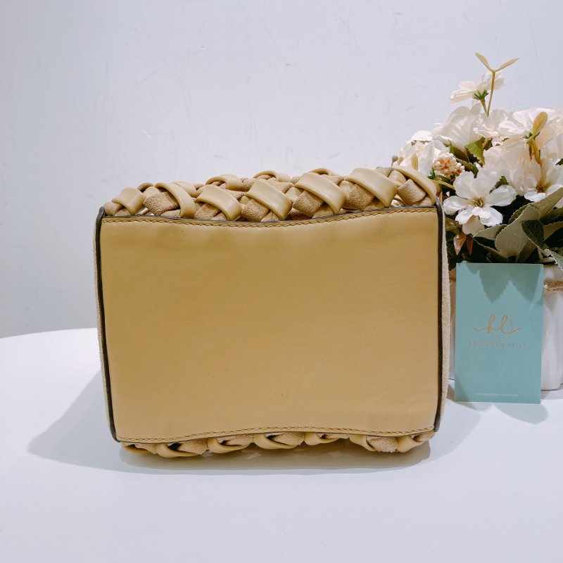 TW4669 Tory Burch 托瑞伯奇迷你水桶包包 Mini Bag Mustard Yellow-4