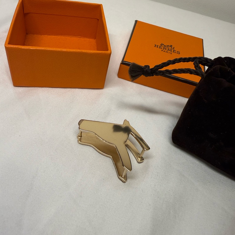 Hermes 馬頭絲巾扣-3